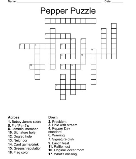 <strong>Pepper</strong> In An Olive <strong>Crossword</strong> Clue. . Garment sold by pepper crossword